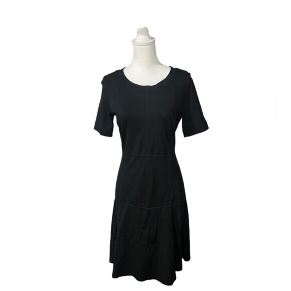 Athleta En Route ponte Black dress - Picture 6 of 7